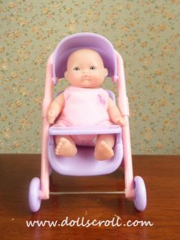 JC Toys/Berenguer - Lots to Love Babies - Mini Nursery PlaySet Stroller - Doll
